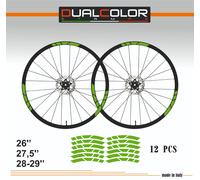 Kit adesivi per Cerchi Bici 26 - 27,5 - 28- 29 Pollici Ruota MTB Mountain B0030
