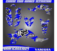 Kit adesivi per decalcomanie grafiche Yamaha YFZ 450 per 2003 2004 2005...