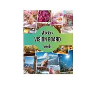 Kit adesivi per vision board con immagini e citazioni motivazionali, forniture per album di ritagli premium per le donne per raggiungere obiettivi, successo e sogni