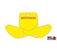 KIT ADESIVI PORTANUMERO KAWASAKI KX 65 2000-2016 BLACKBIRD 3408/BL BLU