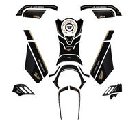 Kit Adesivi Resinati 3d Moto compatibili Yamaha Tracer 9 GT+ Plus 2023 2024 Oro