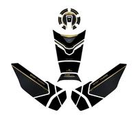 Adesivi 3d moto Protezioni Battitacco Yamaha Tracer 9 GT 2025 Oro compatibili