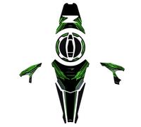 Kit Adesivi Resinati Gel 3D Protezioni Grafiche per moto Kawasaki Z400 compatibi