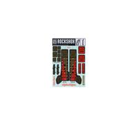 Kit Adesivi Rockshox Decal X TLD Troy Lee Designs 35mm Gold Red