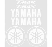 Kit adesivi Stickers decalcomania 6 pezzi intagliati NERI Tmax Tmax 500 530 560