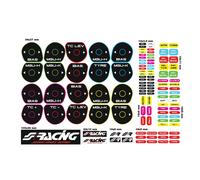 Kit Adesivi Stickers per Volante Simulatore di Guida Auto Simoni Racing