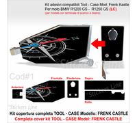Kit adesivi Tool Case BMW R1200 R1250 GS (LC) C#1 cassetta attrezzi Frenk Castle