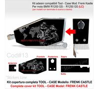 Kit adesivi Tool Case BMW R1200 R1250 GS (LC) C13 cassetta attrezzi Frenk Castle