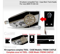 Kit adesivi Tool Case BMW R1250 GS ADV stile exclusive C#6 cassetta attrezzi