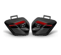 Kit Adesivi Valigia Compatibile con YAMAHA Tracer 9 GT 2021 VT-FM-003 (Rosso)