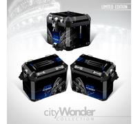 Kit adesivi valigie Alu 2°Mod per BMW R1250GS ADV TripleBlack CW ROMA VA2-FM-019