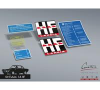 KIT ADESIVI VANO MOTORE per LANCIA FULVIA 1.6 HF FANALONA