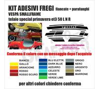 Kit Adesivi Vespa Piaggio 50 SPECIAL et3 125 smallframe fregi stickers decals