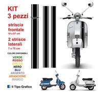 Kit Adesivi Vespa Scooter Strisce Frontale + 2 Laterali stickers decals stripes