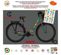 Kit adesivi vinile riflettente telaio bicicletta mani sticker reflective cropped