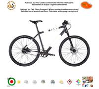 Kit adesivi vinile telaio bicicletta strada mtb TREK vari colori sticker strip