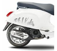 Kit adesivo evoluzione genesi uomo vespaman evolution compatibili con PIAGGIO VESPA SPRINT PRIMAVERA GTV 300 GTS 300 GTV250 GTV125 scegli colore Cod.1993 (090 Argento)