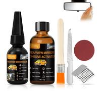 Kit Adesivo Retrovisore Colla per Specchietto Retrovisore Interno Specchietto