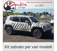 kit adesivo zebrato per auto (tutti i modelli) Jeep Renegade 2014 - by Colorkit