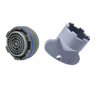 Kit Aeratore di Ricambio, per Rubinetti a Scomparsa 24 x 1 mm, 1 Pezzo con Chiave - Rompigetto Filtro Filtrino