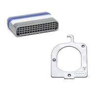 Kit Aeratore Rettangolare 32x8 di Ricambio, per Rubinetti a Scomparsa, 1 Pezzo con Chiave - Rompigetto Filtro Filtrino