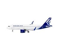 Kit Aereo Modello 1:400 per A320neo SX-NEK Modello di Aereo Pressofuso in Lega, Decorazione da Tavolo per Collezioni O Regali