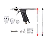 Kit aerografo aggiornato con compressore d'aria, pistola a spruzzo per aerografo, strumenti per la pulizia, spruzzatore artistico per torte artigianali per trucco, decorazioni per torte, colorazione