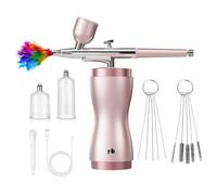 Kit aerografo elettrico dal design ergonomico per spruzzatore preciso su più superfici, compresi modelli e set aerografo fatto a mano con strumento di pulizia