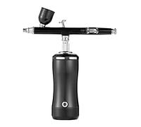 Kit aerografo portatile con compressore Auto Start & Stop Ricaricabile Handheld Feed Air Brush Spray per Pittura Artistica Tatuaggio Nail Salone di Bellezza Modelli fai da te