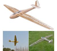 Kit aeromodello DFS Crane, scala 1:6, apertura alare 3000 mm, componenti in legno tagliati al laser, profilo SD7032, lunghezza fusoliera 1142 mm, 2500 g RTF, modello di aliante RC in legno