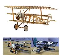 Kit aeromodello Fokker Dr.1 Slow Flyer, scala 1:20, apertura alare 358 mm, kit aeromodello RC, aeromodello da costruire da soli, componenti in legno di balsa tagliati al laser, 358 x 280 x 135 mm