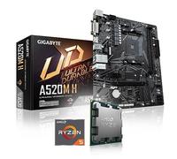 Kit aggiornamento AMD Ryzen 5 5500, GIGABYTE A520M H, 16 GB DDR4 RAM | Assemblato, BIOS aggiornato e testato, scheda grafica necessaria