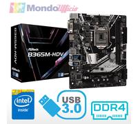 KIT Aggiornamento PC Intel i5 9400 6 Core - ASRock B365M-HDV - Ram 16 GB DDR4
