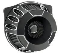 Kit Air Cleaner Invertito Arlen Ness - Depth Cut - Nero Moto 18-927