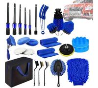 Kit al dettaglio di Auto, kit di lavaggio auto | Set detergente per spolverare Automobile,Kit al dettaglio Professionale a prova di graffio per la manutenzione dell'automobile interna e