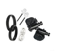 Kit albero motore e meccanismo sterzo per pulitori piscina Dolphin MX6 MX8 con cuscinetti e binari per il ripristino completo del sistema