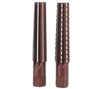 Kit alesatore con cono Morse MT1# premium da 2 pezzi - Acciaio ad alto tenore di carbonio, alesatori doppi per sgrossatura e fine per lavori accurati di ingegneria e tornio (KJAOYU8ipRPY-14)