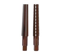 Kit alesatore con cono Morse MT1# premium da 2 pezzi - Acciaio ad alto tenore di carbonio, alesatori doppi per sgrossatura e fine per lavori accurati di ingegneria e tornio (KJAOYU8ipRPY-11)