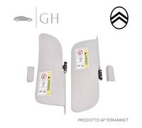 KIT ALETTE PARASOLE / SET COPPIA 2 PANTINE DX E SX CITROEN C3 II (ZENITH) 2010
