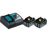 Kit Alimentazione 18V 4Ah nero 2x batteria BL1840B 1x caricabatterie DC18RC