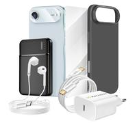 Kit All-in-One per iPhone 17 Air Cover, Vetro Protettivo, Caricatori, Power