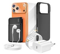 Kit All-in-One per iPhone 17 Pro Max Cover, Vetro Protettivo, Caricatori, Power