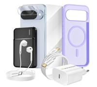 Kit All-in-One per Pixel 10 Cover, Vetro Protettivo, Caricatori, Power Bank,