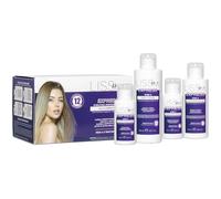 Kit alla Cheratina per Stiratura con Piastra, con Shampoo Preparatore | Crema Lisciante, Shampoo e Balsamo Post Stiratura, 350 ml