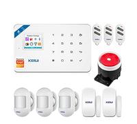 Kit Allarme Casa, W181 di allarme intelligente Tuya WiFi GSM. Home Security Alarm Motion Sensor sensore finestra sensore del sensore remoto(KIT 1)