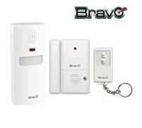 KIT ALLARME CON SENSORE DI MOVIMENTO CONTATTO PORTA/FINESTRA E TELECOMANDO