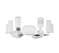 Kit allarme di sicurezza RSH® SK04 Smart Home con controllo APP - WiFi, batteria, 3 sensori, campanello, telecomando