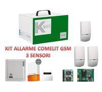 Kit allarme gsm Comelit 3 sensori e sirena VEDO10GSM kit completo
