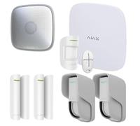Kit Allarme Wireless 4G WiFi, Hub2 con Sirena Esterna, 2 Sensori a Tenda, 2 Sensori Magnetici, Rilevatore Movimento, Telecomando, Batteria 5 Anni