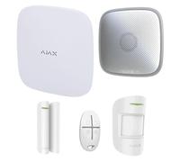 Kit Allarme Wireless 4G WiFi, Hub2 con Sirena Esterna STREET SIREN+ 1 Sensore Magnetico DOORPROTECT, Rilevatore Movimento, Telecomando AJA X